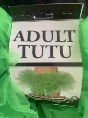 Tulle Tutu Neon green Sexy Costume With Elastic Band Fancy Dress by Underwraps