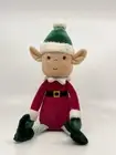 JELLYCAT Eldo Elf Christmas Plush Toy - Festive Helper with Mulberry Suit