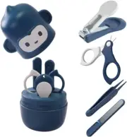 Newborn Nail Kit, Baby Nail Clipper, Scissor, Nail File, Tweezer, 4-In-1 Baby Gr