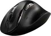 Elecom EX-G Wireless Mouse, Multi Connection, Bluetooh/USB 2.4GHz / Wired, Rechargeablel, 8 Button Function, 1000/2000 DPI, Tilt Scroll, PC/Laptop Windows11/ MacOS, Medium/M Size, M-XGM50MBSKBK