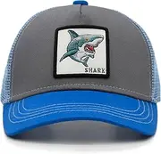 [Chilltreads] Boys' Trucker Hat Adjustable Mesh Snapback Toddler Baseball Cap for Kids Ages 2-9