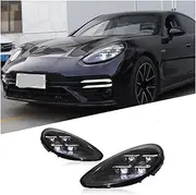 Car Accessories Compatible Compatible For Porsche Panamera Headlights 2010-2016 970.1 970.2 LED Laser Matrix Head Lamps Upgrade 2024 Style(For 2010-2013 970.1,LEFT AND RIGHT_RHD)