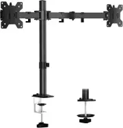 Dual Monitor Mount for Desk,Monitor Arm Holds 2 Computer Screens Fits 13" to 27"