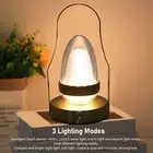 Cordless Lantern Table Lamp Portable LED Table Lantern Stepless Dimming 3 Light