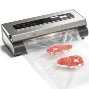 Mesliese Vacuum Sealer Machine 6 in 1 Powerful Suction Keeps Food Fresh