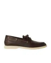 Loro Piana Lace-Up Flat Shoes 45,41.5,41 Black