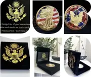 Statue Of Liberty Challenge Coin Painted Coins USA