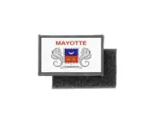 Flag patch printed badge country mayotte