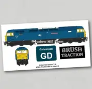 British Rail Class 47 Fridge Magnet 47421 Gateshead BR Blue Diesel Locomotive