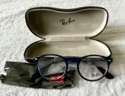 BRAND NEW Ray-Ban 5283 8053 Optics Striped Blue Eyeglasses 49-21-145 ~ RX5283