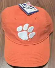 NEW W/ TAGS THE GAME CLEMSON TIGERS ORANGE TIGER PAW RELAXER STRAP BACK DAD HAT