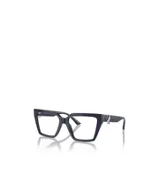 Jimmy Choo Eyewear Rectangle Frame Glasses 54 Black
