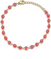 [EBCJIAMS] Evil Eye Bracelet Lady Stainless Steel Lucky Jewelry Female Charm Fashion Bracelet Friendship Jewelry Bracelets and Bangles