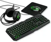 X9 Performance Gaming Keyboard and Mouse and Headset and Mouse Pad, 4 in 1 RGB
