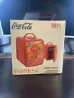 Coca-Cola Peace 1971 Series Mini Fridge 6 Can Cooler-Warmer