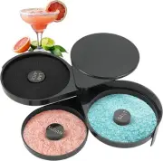 3-Tier Bar Glass Rimmer Bartender Tool with Sponge | Margarita Salt Rimmer Set,S