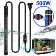 500W LED Submersible Fish Tank Water Heater with Accurate Temperature Control