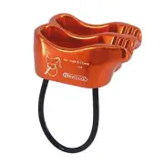 Climbing Abseiling Belay Device ATC Rappelling Descender 25KN V-grooved Orange