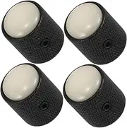 VINTORKY Elegant Guitar Accessories Metal Volume Control Knobs Round Volume Knobs for Electric Guitar Bass