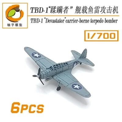 1/700 USN TBD-1 “Devastator” Torpedo Bomber (6 pcs) YZ70003A