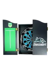 Penrith Panthers NRL Dartboard + Cabinet