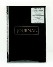 A5 Journal Planner/ Diary - Black