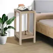 End Table for Small Spaces, Nightstand for Living Room, Bedroom, 11.8x11.8x22 in