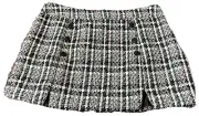 DEBENHAMS RED HERRING GREEN CHECKED BUTTON SKIRT SIZE 18 BNWT £25 TAG WARM SMART