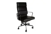 SK Designer Living | Replica Eames High Back Soft Pad Office Chair | All Black