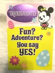 Hallmark Easter Greeting Card- "Granddaughter Fun? Adventure?...." NEW(A12)