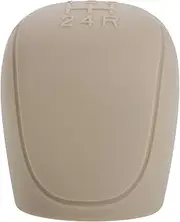 Parliky Car Gear Cover Auto Knob Gear Cover Knob Cover Silicone Gear Cover Silicone Gear Shift Stick Knob Car Shifter Cover Car Gear Shift Cover Manual Shift Stick Cover Beige