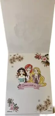 Disney x Daiso Princess Mini Pop Up Memo Ariel Jasmine Rapunzel