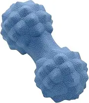 Double Lacrosse Ball Massage -Deep Tissue Peanut Massage Roller Tool Trigger Point Therapy for Hips, Back, Spine, Legs, Shoulder, Neck and Self Myofascial Release (Blue)
