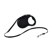 All Day Retractable Tape Dog Lead Black 5m-M