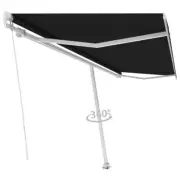 Retractable Awning UV Resistant Canopy Outdoor Patio Shade Cover Shelter 5x3m