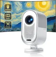 Projector 4K Support,700 ANSI Auto Focus/Keystone 1080P Full HD Enclosed Fee Sh
