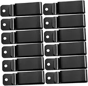 ARTSEWPLY 12pcs Metal Belt Clip Snap Rings for Keys Phone and Wallet Sleek Design for Everyday Use and Outdoor Activities Portable and Multifunctional Accessory