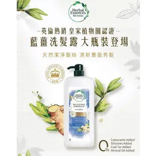 Herbal Essences 藍薑清香豐盈洗髮露(1200ml) 好市多COSTCO熱銷【小三美日】 DS017145