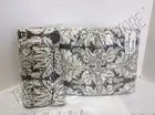 Ballard Designs Remington Damask Bed Quilt TWIN & 1 Standard Pillow Shams Gray