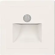 Mingzhe Motion Sensor Step Light Wired Indoor Motion Activated Footlight LED Stair Light Auto Control Lamp De Light LED Wall Lights for Stairway Porch Corridor Corner (AC 220V, White)