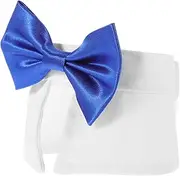 Dog Tuxedo Collar with Adjustable Necktie Formal Bow Tie for Weddings Birthdays and Special Occasions