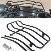 Black Rear Fender Solo Seat Luggage Rack For Triumph Bonneville Bobber 2017-2021