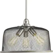 Progress Lighting P500079 Nickel Tilley 3-Light 16"W Pendant