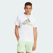 【adidas 愛迪達】上衣 男款 短袖上衣 運動 亞規 M CAMO G T 1 白 IN6472