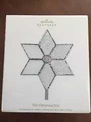 2014 Hallmark The Christmas Star Silver Christmas Tree Topper NEW in Box WOW