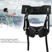 Adjustable Fishing Waist Fighting Belt Rod Holder Belt Stand up Gimbal Padded