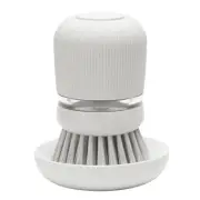 NEW Brabantia Soap Dispensing Dish Brush Light Grey