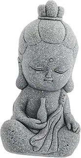 ifundom Garden Statues Miniature Buddha Statue Dashboard Sculpture Zen Decor Praying Figurine Home Decor