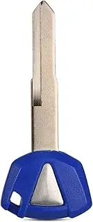 Ignition Switch 5Pcs for Kawasaki for Ninja for ZX6R for ZX10R for ZZR400 Z750 Z800 Z1000 Blank Motorcycle Uncut Ignition Key Motorcycle Ignition Switch Lock(5Pcs Blue)