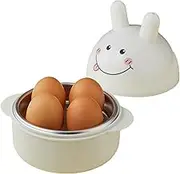 BUNNY Shape Egg Poacher Cooker, Microwave Egg Cooker, Cartoon Bunny Egg Poacher, Kitchen Egg Cooker, Bunny Shape Egg Cooker Heat Resistant Multifunctional Egg Steamer Kitchen Gadgets For Restaurant
